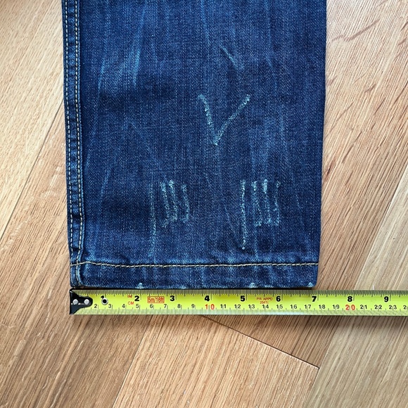Diesel x Adidas Blue Mens Jeans Distressed Size 34 - Picture 12 of 12